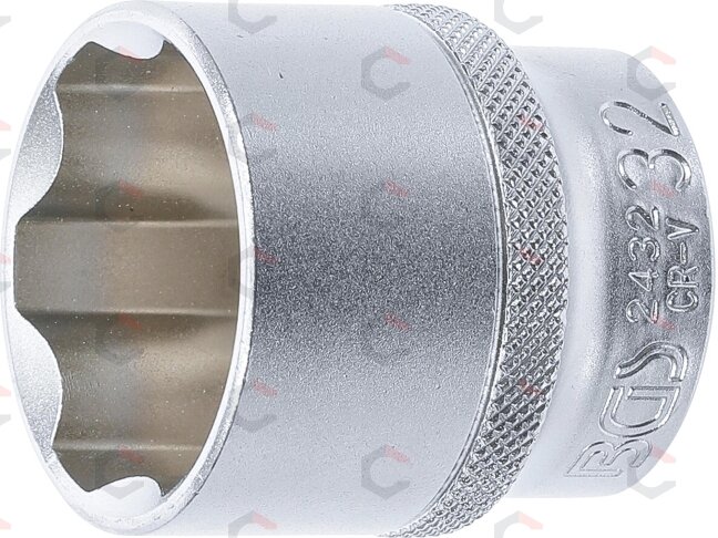Galvutė šešiakampė | Super Lock | 12.5 mm (1/2") | 32 mm (2432) Galvutė šešiakampė | Super Lock | 12.5 mm (1/2") | 32 mm (2432)