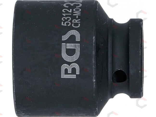 Galvutė smūginė | 12 kampų | 12,5 mm (1/2") | 32 mm (5312) 2