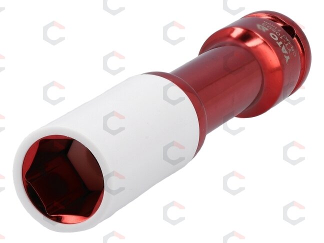 Galvutė smūginė ilga plonasienė prailginta | 150 mm | su plastikine apsauga | 12,7 mm (1/2") | 21 mm (YT-10593) Galvutė smūginė ilga plonasienė prailginta | 150 mm | su plastikine apsauga | 12,7 mm (1/2") | 21 mm (YT-10593)