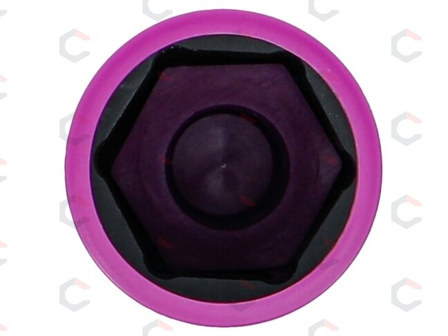 Galvutė smūginė ilga plonasienė | su plastikine apsauga | 12,5 mm (1/2") | 21.5 mm (7326) 1 Galvutė smūginė ilga plonasienė | su plastikine apsauga | 12,5 mm (1/2") | 21.5 mm (7326) 1