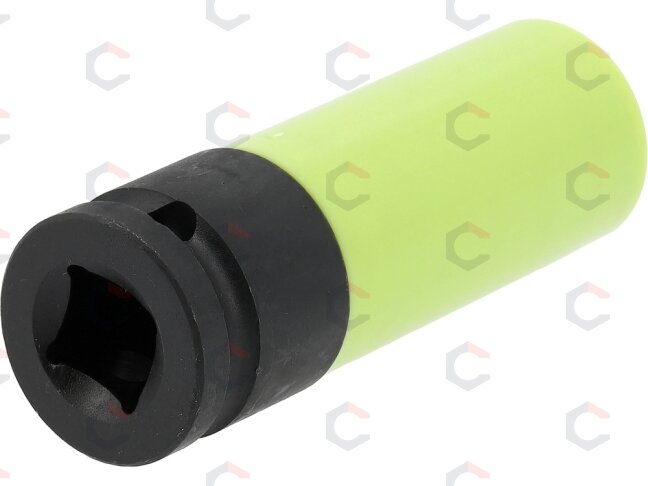 Galvutė smūginė ilga plonasienė | su plastikine apsauga | 12,7 mm (1/2") | 19 mm (YT-10585) 1 Galvutė smūginė ilga plonasienė | su plastikine apsauga | 12,7 mm (1/2") | 19 mm (YT-10585) 1
