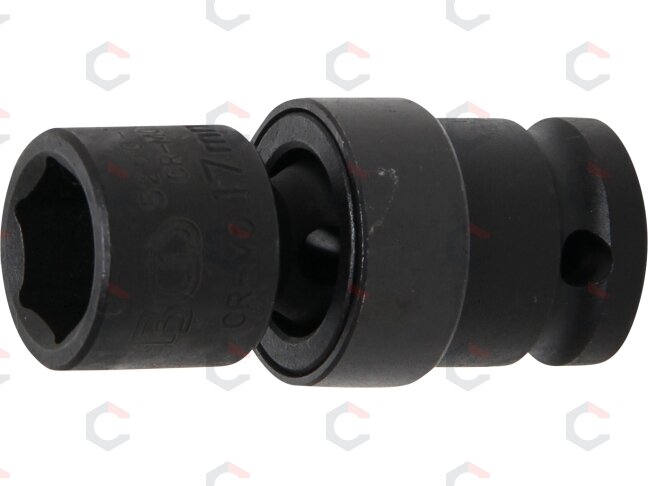 Galvutė smūginė šarnyrinė | 12,5 mm (1/2") | 17 mm (5200-17) Galvutė smūginė šarnyrinė | 12,5 mm (1/2") | 17 mm (5200-17)