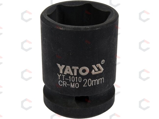 Galvutė smūginė 20 mm 1/2" (YT-1010) Galvutė smūginė 20 mm 1/2" (YT-1010)