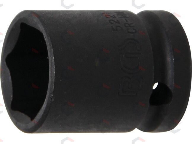 Galvutė smūginė šešiakampė | 12,5 mm (1/2") | 21 mm (5221) Galvutė smūginė šešiakampė | 12,5 mm (1/2") | 21 mm (5221)