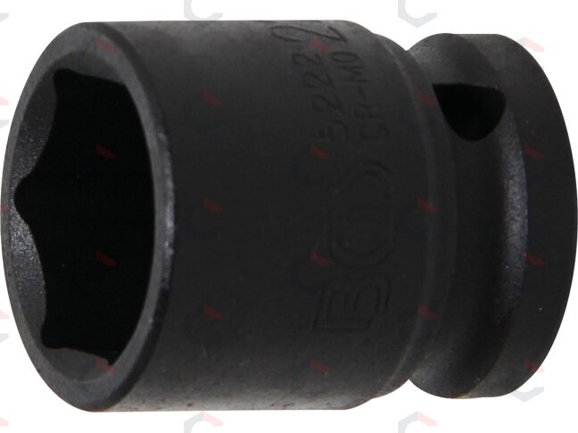 Galvutė smūginė šešiakampė | 12,5 mm (1/2") | 22 mm (5222) Galvutė smūginė šešiakampė | 12,5 mm (1/2") | 22 mm (5222)