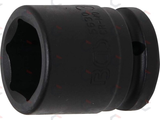 Galvutė smūginė šešiakampė | 20 mm (3/4") | 30 mm (5630) Galvutė smūginė šešiakampė | 20 mm (3/4") | 30 mm (5630)