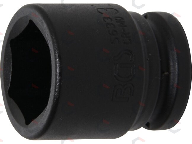 Galvutė smūginė šešiakampė | 20 mm (3/4") | 33 mm (5633) Galvutė smūginė šešiakampė | 20 mm (3/4") | 33 mm (5633)
