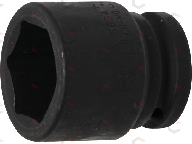 Galvutė smūginė šešiakampė | 20 mm (3/4") | 34 mm (5634) Galvutė smūginė šešiakampė | 20 mm (3/4") | 34 mm (5634)