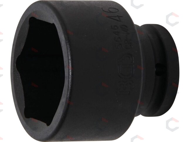 Galvutė smūginė šešiakampė | 20 mm (3/4") | 46 mm (5646) Galvutė smūginė šešiakampė | 20 mm (3/4") | 46 mm (5646)