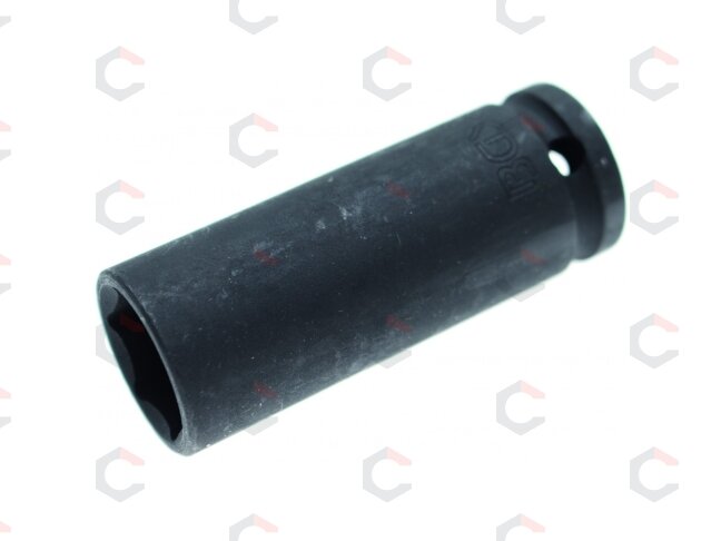 Galvutė smūginė šešiakampė ilga | 12,5 mm (1/2") | 21 mm (7221) 1