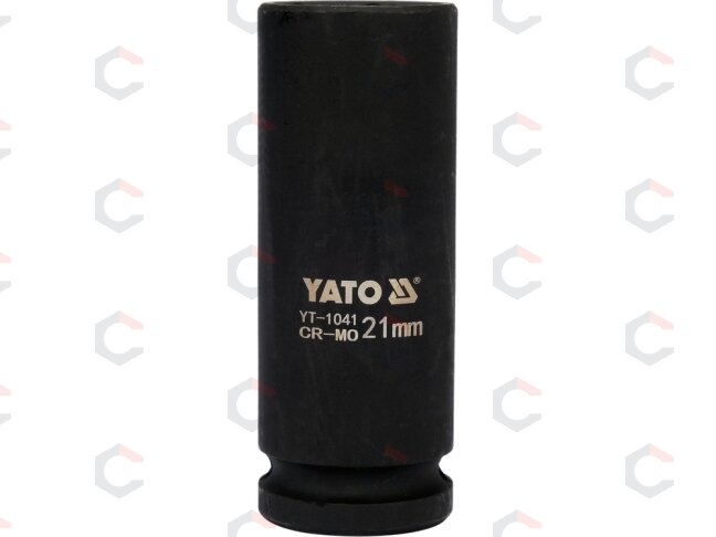 Smūginė galvutė 1/2, 21 mm pailginta (YT-1041) 1 Smūginė galvutė 1/2, 21 mm pailginta (YT-1041) 1