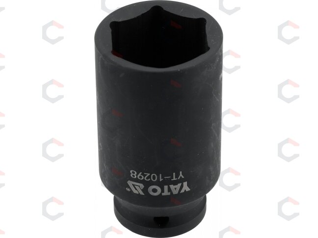 Ilga smūginė galvutė 1/2", 32 mm (YT-10298) Ilga smūginė galvutė 1/2", 32 mm (YT-10298)