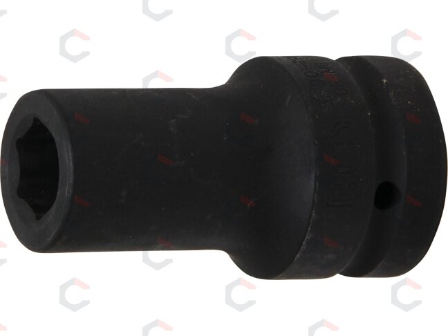 Galvutė smūginė šešiakampė, ilga | 25 mm (1") | 19 mm (5500-19) Galvutė smūginė šešiakampė, ilga | 25 mm (1") | 19 mm (5500-19)