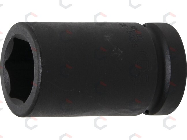 Galvutė smūginė šešiakampė, ilga | 25 mm (1") | 32 mm (5500-32) Galvutė smūginė šešiakampė, ilga | 25 mm (1") | 32 mm (5500-32)