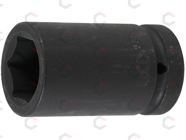 Ilga smūginė šešiakampė galvutė 1" 33 mm (5500-33)