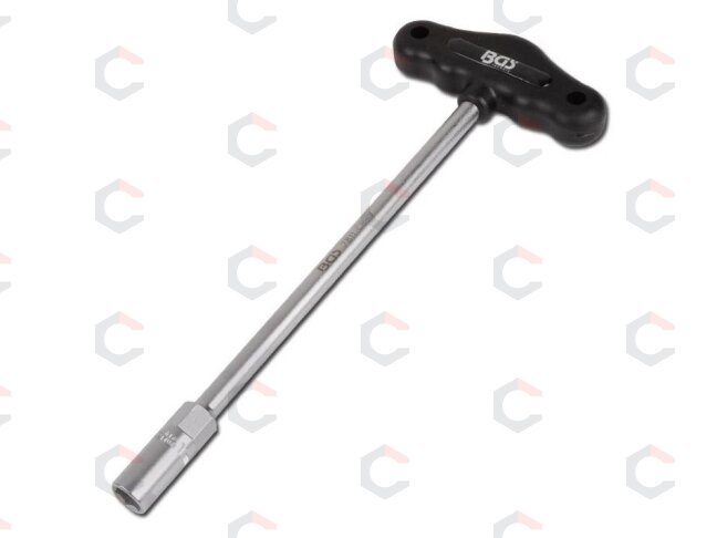 Galvutė su T rankena, šešiakampė | 10 mm (7810) 2 Galvutė su T rankena, šešiakampė | 10 mm (7810) 2