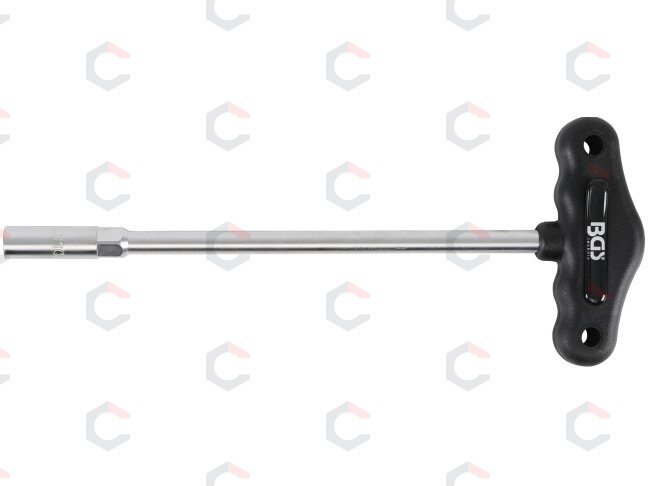 Galvutė su T rankena, šešiakampė | 10 mm (7810) Galvutė su T rankena, šešiakampė | 10 mm (7810)