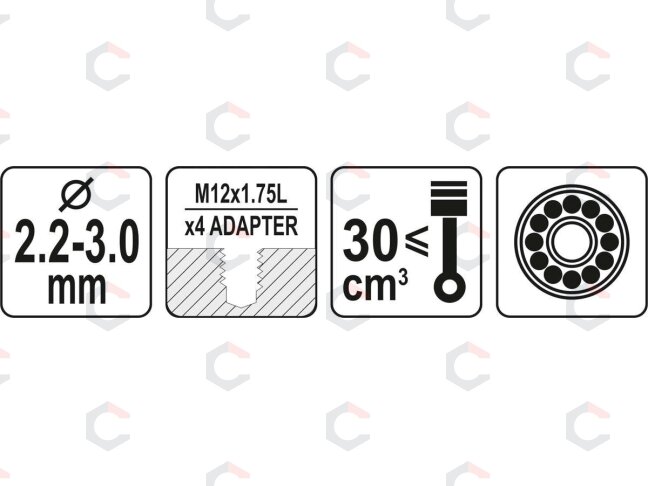 Galvutė trimeriams / žoliapjovėms | su valais (YT-85121) 3 Galvutė trimeriams / žoliapjovėms | su valais (YT-85121) 3