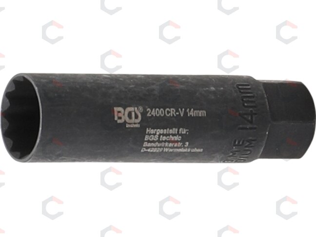 Galvutė žvakėms | 10 mm (3/8") | 14 mm (2400) Galvutė žvakėms | 10 mm (3/8") | 14 mm (2400)