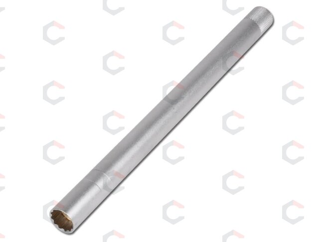 Galvutė žvakėms 12 kampų | ypač ilga | 10 mm (3/8") | 16 mm (2405) 2 Galvutė žvakėms 12 kampų | ypač ilga | 10 mm (3/8") | 16 mm (2405) 2