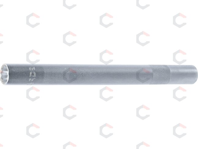Galvutė žvakėms 12 kampų | ypač ilga | 10 mm (3/8") | 18 mm (2449) 1