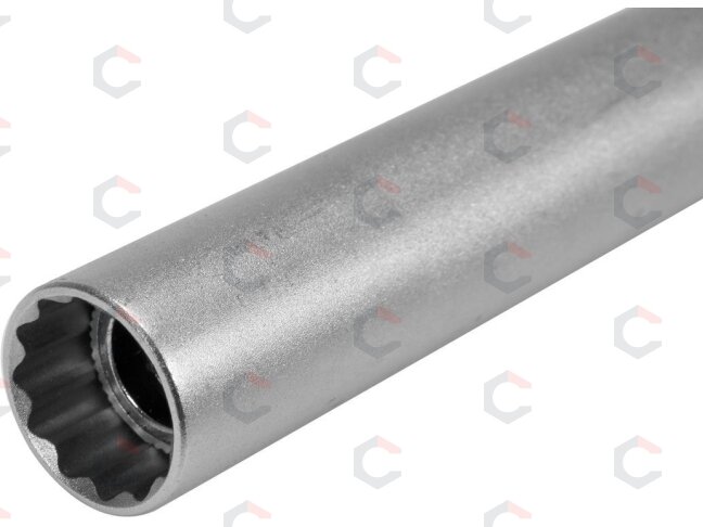 Galvutė žvakėms 12 kampų | ypač ilga | magnetinė | 10 mm (3/8") | 14 mm (YT-38521) 1