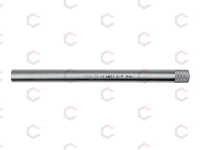 Galvutė žvakėms 12 kampų | ypač ilga | magnetinė | 10 mm (3/8") | 14 mm (YT-38521) 3