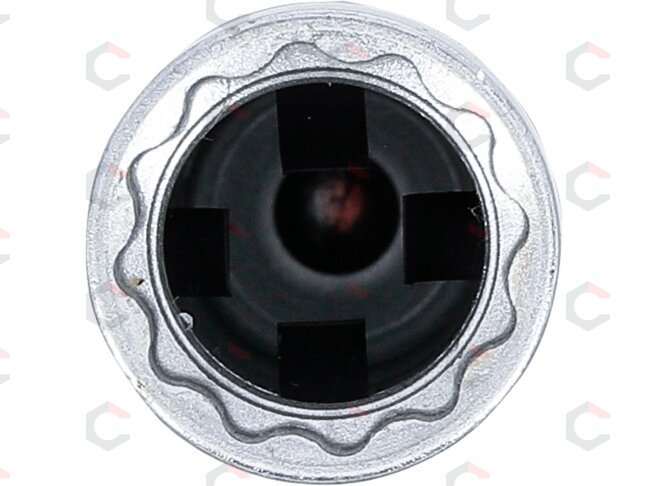 Galvutė žvakėms šarnyrinė 12 kampų, su laikančia spyruokle | 10 mm (3/8") | 21 mm (2392) 1 Galvutė žvakėms šarnyrinė 12 kampų, su laikančia spyruokle | 10 mm (3/8") | 21 mm (2392) 1