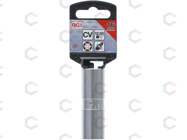 Galvutė žvakėms šešiakampė | 12,5 mm (1/2") | 16 mm (2472) 2 Galvutė žvakėms šešiakampė | 12,5 mm (1/2") | 16 mm (2472) 2