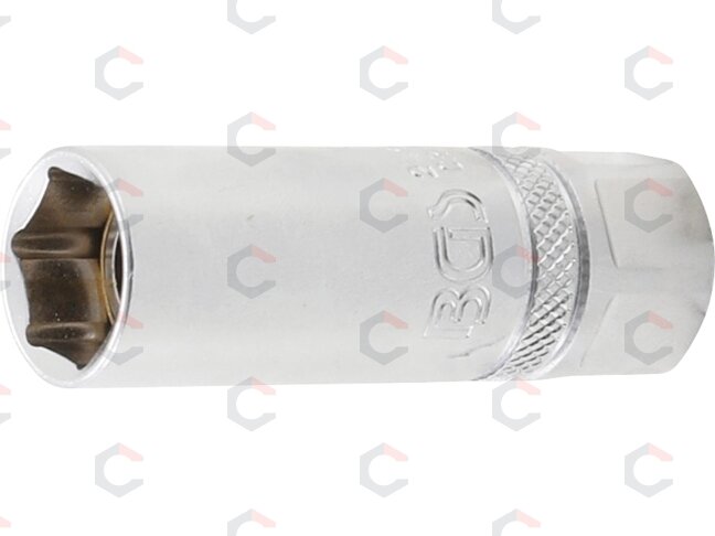 Galvutė žvakėms su magnetu, šešiakampė | 12,5 mm (1/2") | 16 mm (2468) Galvutė žvakėms su magnetu, šešiakampė | 12,5 mm (1/2") | 16 mm (2468)