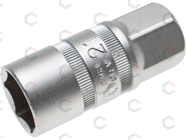 Galvutė žvakėms | su magnetu, šešiakampiė | 12,5 mm (1/2") | 21 mm (2463) Galvutė žvakėms | su magnetu, šešiakampiė | 12,5 mm (1/2") | 21 mm (2463)