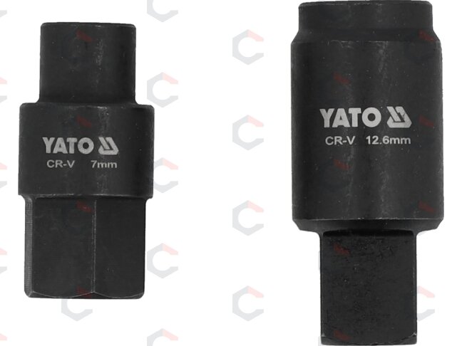 Galvutės įpurškimo siurbliams | 2 vnt | 7 ir 12.6 mm (YT-17524) 3