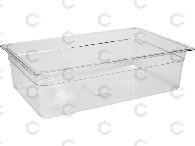 Gastronominis indas GN 1/1 | 530 × 325 × 150 mm | PC polikarbonatas | 19,5 l (YG-00392)