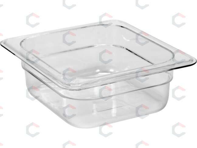 Gastronominis indas GN 1/6 | 176 × 162 × 65 mm | PC polikarbonatas | 1,0 l (YG-00425) Gastronominis indas GN 1/6 | 176 × 162 × 65 mm | PC polikarbonatas | 1,0 l (YG-00425)