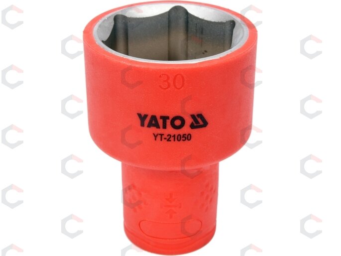 Galvutė izoliuota 30 mm, 1/2" VDE (YT-21050) Galvutė izoliuota 30 mm, 1/2" VDE (YT-21050)
