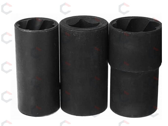 Galvučių rinkinys sugadintiems varžtams | 17-19-21 mm | 3 vnt. (EH2405) 3