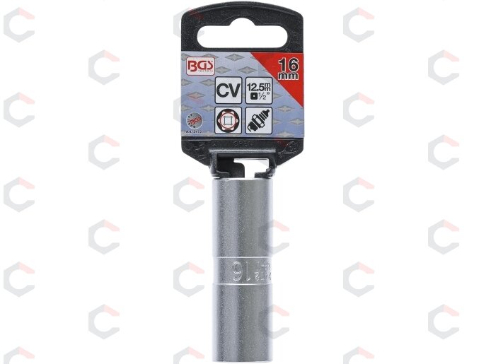 Galvutė žvakėms šešiakampė | 12,5 mm (1/2") | 16 mm (2472) 2 Galvutė žvakėms šešiakampė | 12,5 mm (1/2") | 16 mm (2472) 2