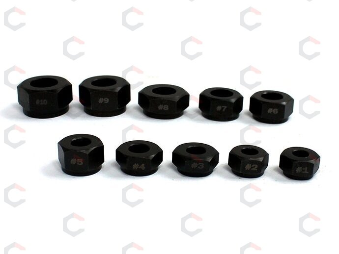 Galvučių rinkinys sugadintiems varžtams | 9-19 mm | 10 vnt (FT001003) 6 Galvučių rinkinys sugadintiems varžtams | 9-19 mm | 10 vnt (FT001003) 6