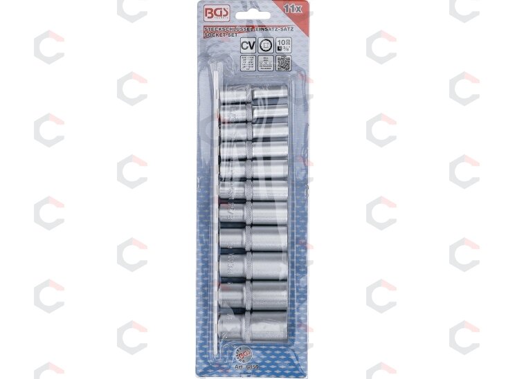 Galvučių rinkinys, 12-kampų, ilgos | 10 mm (3/8") | Coliniai dydžiai | 11 vnt. (6859) 3 Galvučių rinkinys, 12-kampų, ilgos | 10 mm (3/8") | Coliniai dydžiai | 11 vnt. (6859) 3
