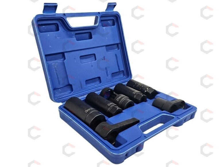 Galvučių rinkinys lambda zondams | 1/2" ir 3/8" | 7 vnt. (1140V) 2 Galvučių rinkinys lambda zondams | 1/2" ir 3/8" | 7 vnt. (1140V) 2