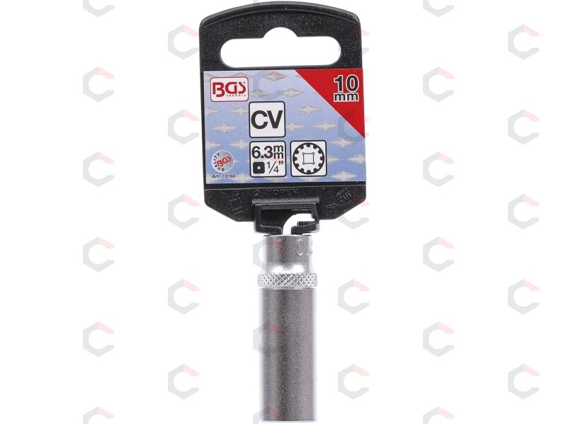 Galvutė daugiafunkcinė ilga | 6,3 mm (1/4") | 10 mm (10160) 2 Galvutė daugiafunkcinė ilga | 6,3 mm (1/4") | 10 mm (10160) 2
