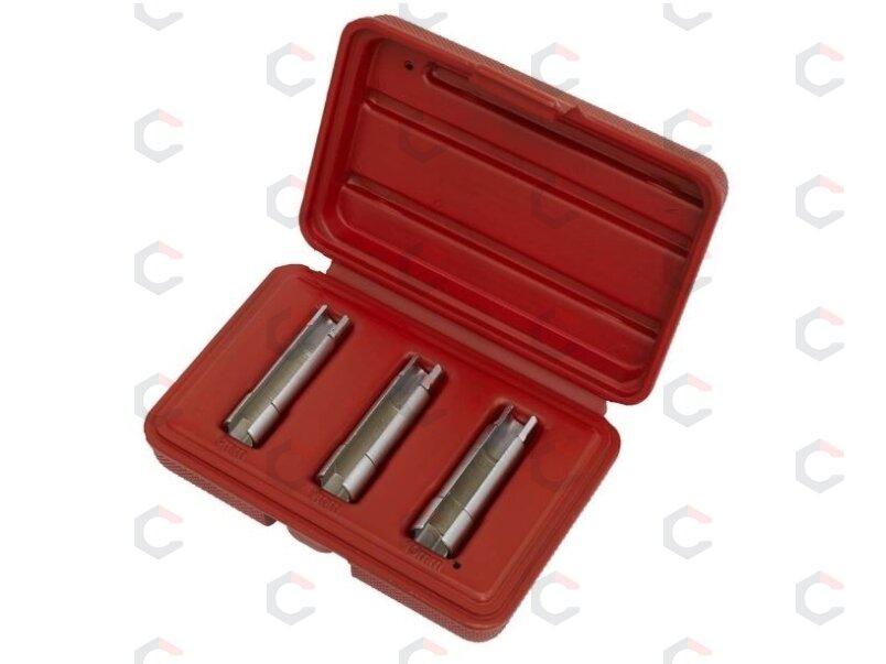 Galvučių rinkinys kaitinimo žvakėms | 8/9/10mm | Fiat, Alfa, Lancia Vauxhall Astra Saab (GPS03) 3 Galvučių rinkinys kaitinimo žvakėms | 8/9/10mm | Fiat, Alfa, Lancia Vauxhall Astra Saab (GPS03) 3
