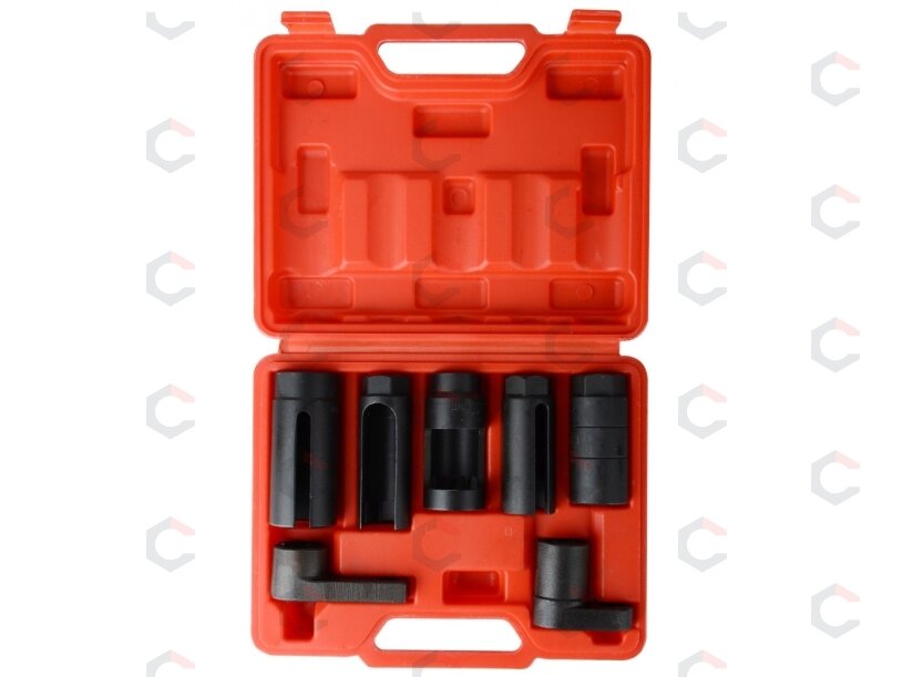 Galvučių rinkinys lambda zondams | 1/2" ir 3/8" | 7 vnt. (1140V) 5 Galvučių rinkinys lambda zondams | 1/2" ir 3/8" | 7 vnt. (1140V) 5