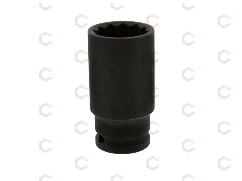Ilga plonasienė smūginė galvutė | 12 briaunų | 12,5 mm (1/2") | 35 mm (KR121035) 1
