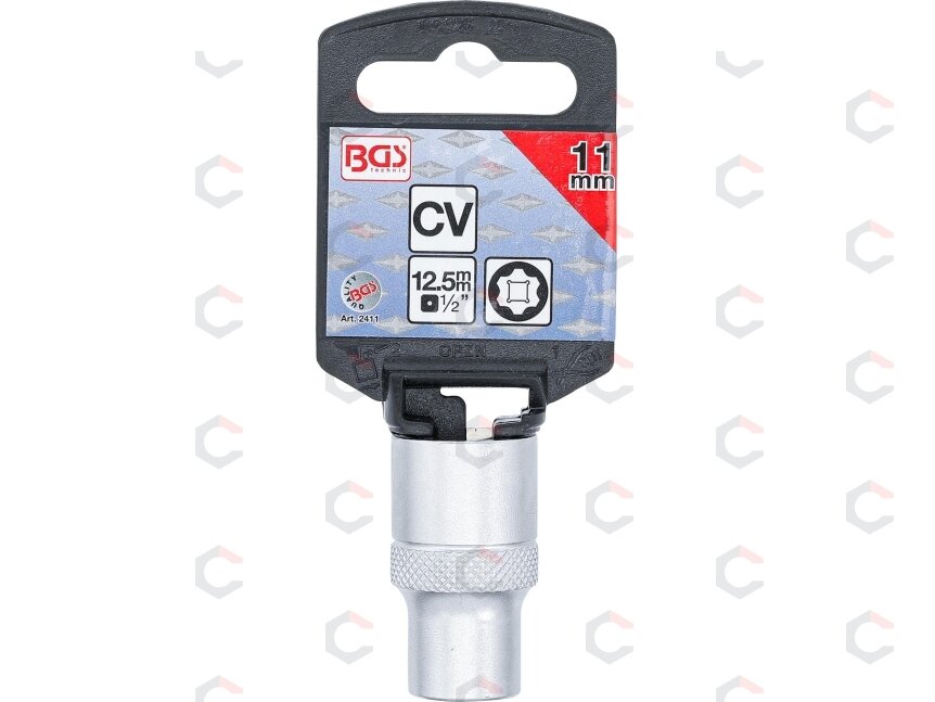 Galvutė šešiakampė | Super Lock | 12.5 mm (1/2") | 11 mm (2411) 2 Galvutė šešiakampė | Super Lock | 12.5 mm (1/2") | 11 mm (2411) 2