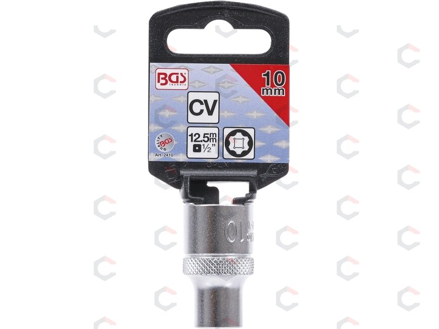 Galvutė šešiakampė | Super Lock | 12.5 mm (1/2") | 10 mm (2410) 2