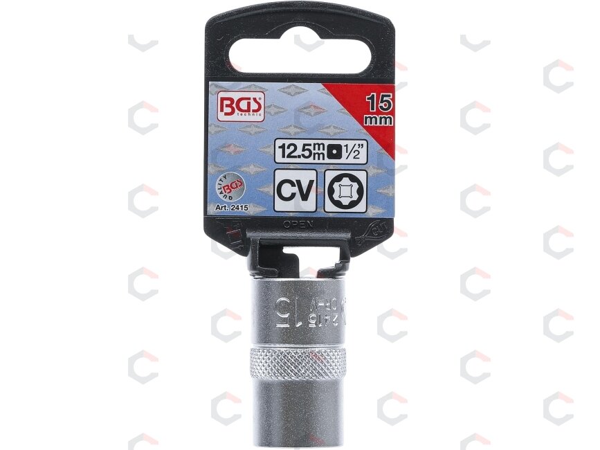 Galvutė šešiakampė | Super Lock | 12.5 mm (1/2") | 15 mm (2415) 2