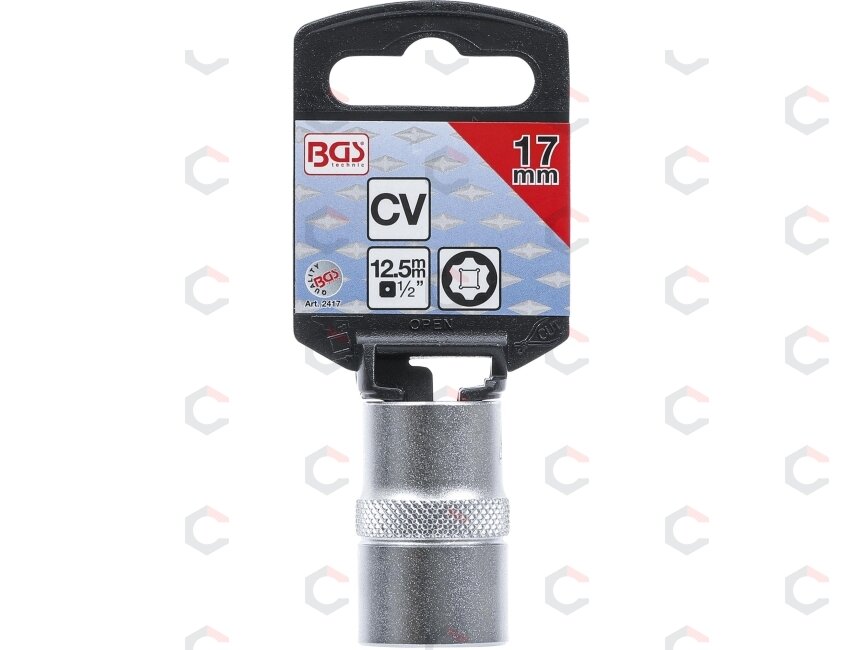 Galvutė šešiakampė | Super Lock | 12.5 mm (1/2") | 17 mm (2417) 2 Galvutė šešiakampė | Super Lock | 12.5 mm (1/2") | 17 mm (2417) 2