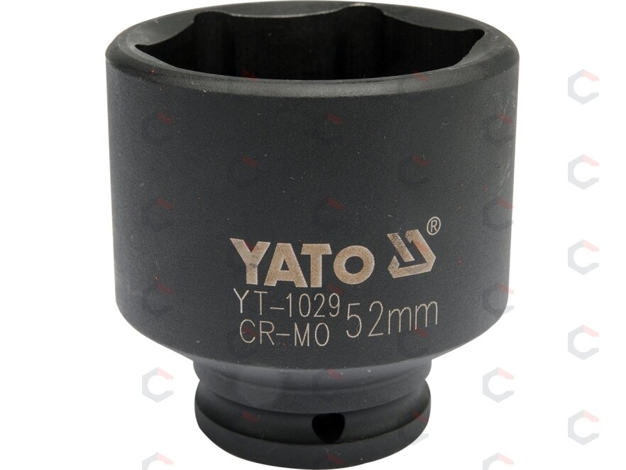 Galvutė smūginė 52 mm 1/2" (YT-1029) Galvutė smūginė 52 mm 1/2" (YT-1029)