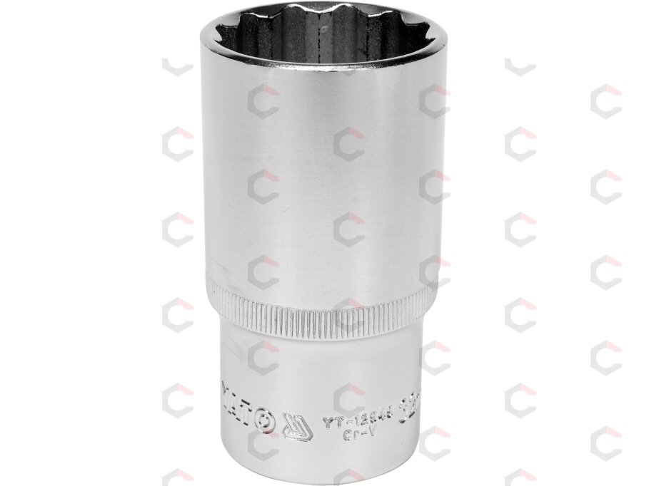Galvute ilga 1/2", 32 mm 12-kampė (YT-12949) Galvute ilga 1/2", 32 mm 12-kampė (YT-12949)